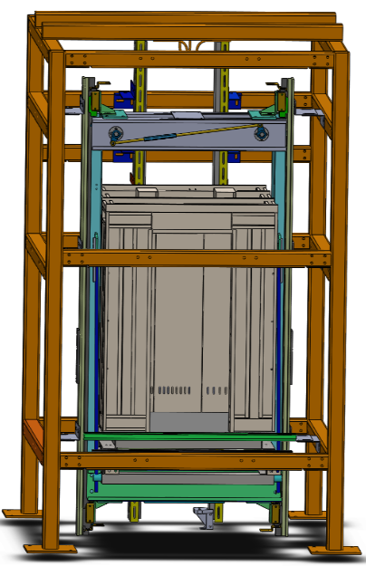 hgα030皇冠YL-2190A型电梯井道设施安装实训考核装置