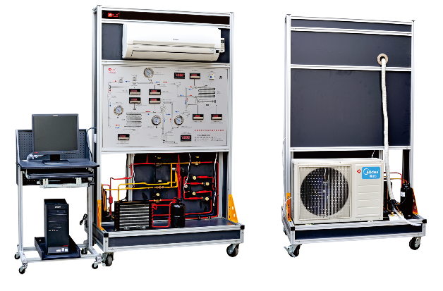 hgα030皇冠YL-1555B型变频热泵式分体空调制冷系统实训考核装置